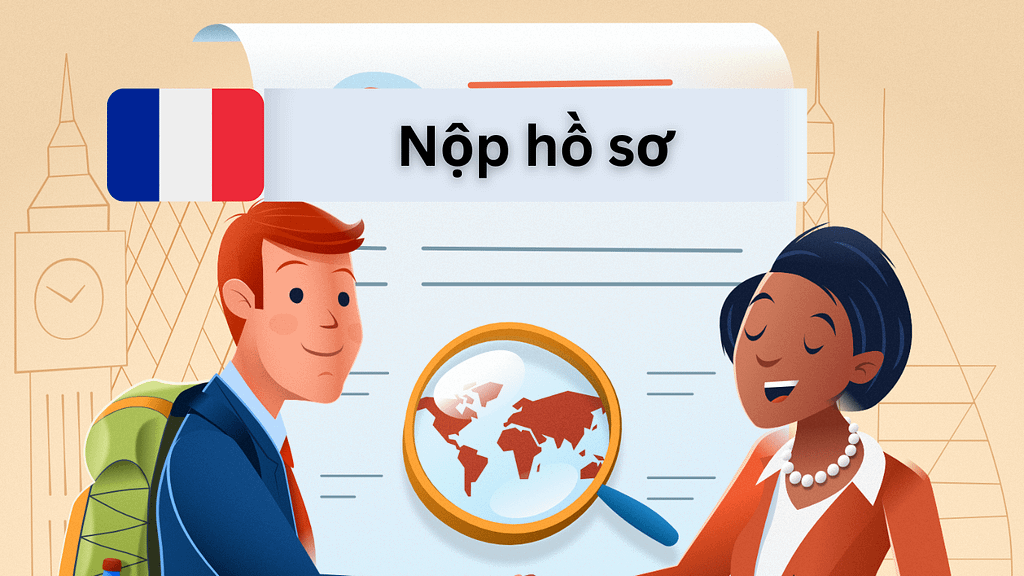 Lăn tay xong bao lâu có visa Pháp