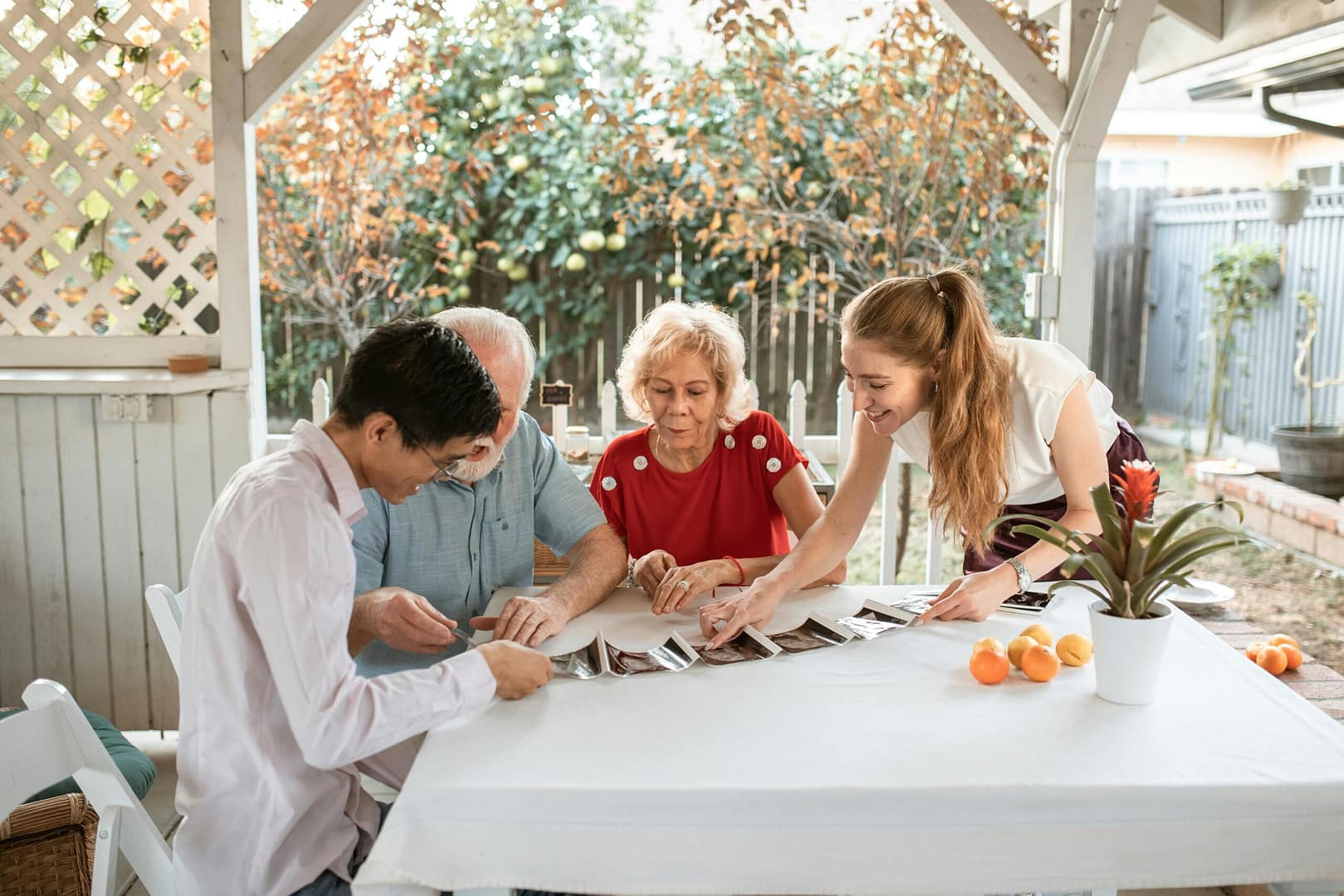 A Family Looking at Ultrasound Results