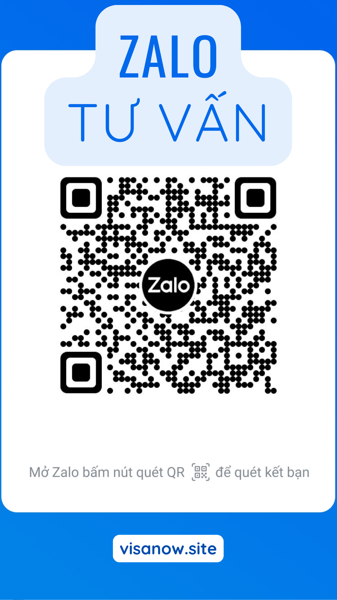 Zalo tư vấn Visa Now