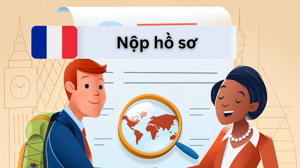 Lăn tay xong bao lâu có visa Pháp